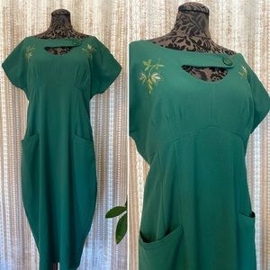 Vintage Inspired Plus Size Pencil Dress